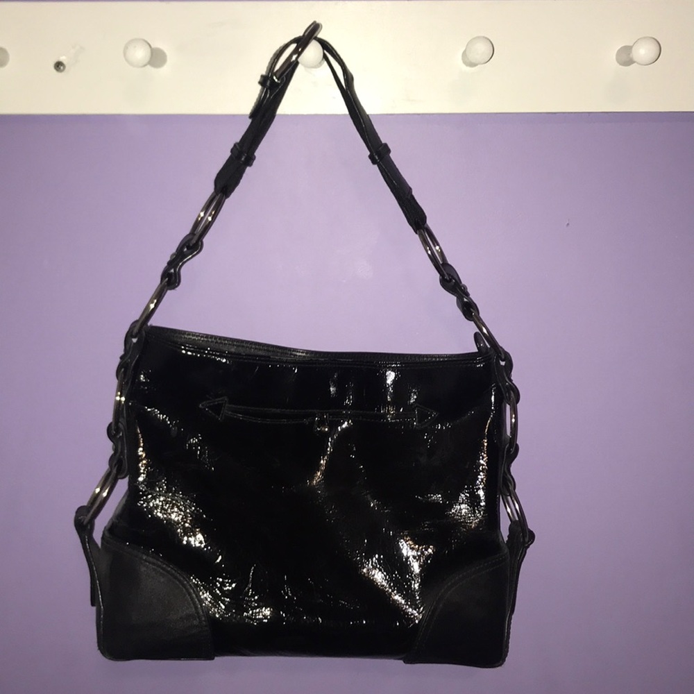 Donald j pliner crinkled leather tote